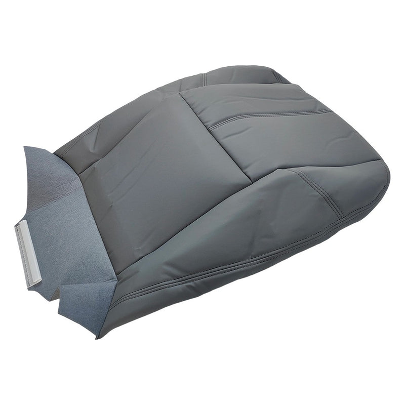 DURAFORCE For 2007-2014 Chevy Tahoe Silverado Driver Side Bottom Leather Seat Cover Gray