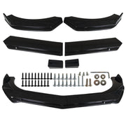 DURAFORCE For Chrysler 300 2006-2019 Front Bumper Lip Splitter Spoiler Chin Kit Gloss Blk