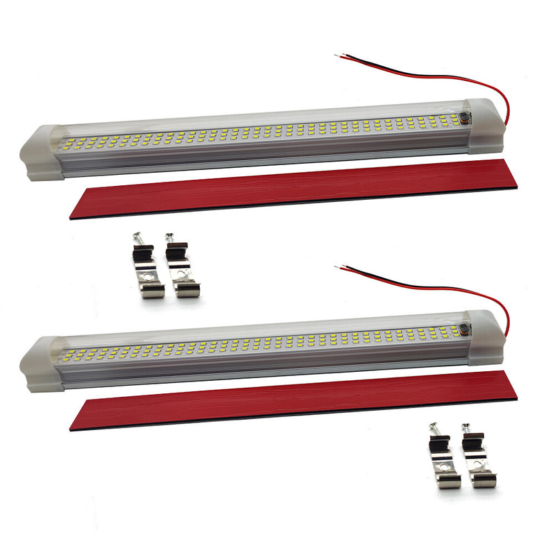 DURAFORCE 4Pcs 12V 108 LED RV Ceiling Dome Light Bar Interior Lighting for Trailer Camper