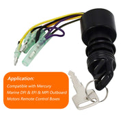 DURAFORCE Boat Ignition Switch with Key for Mercury Mariner Outboard Motor Control Box