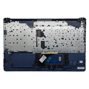 DURAFORCE New Blue Palmrest Touchpad For HP 17T-BY 17-CA 17-BY Backlit Keyboard M12337-001
