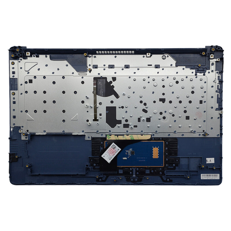 DURAFORCE New Blue Palmrest Touchpad For HP 17T-BY 17-CA 17-BY Backlit Keyboard M12337-001