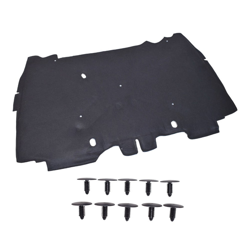 DURAFORCE Engine Mat Hood Insulation Pad Heat Shield For Jeep Wrangler 3.6L 3.8L 2007-2017