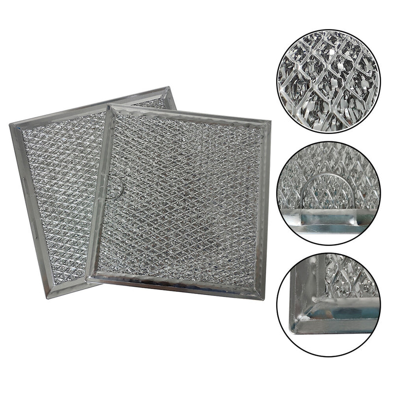 DURAFORCE 2 Pack of DE63-00666A for Samsung Range Vent Hood Microwave Aluminum Grease