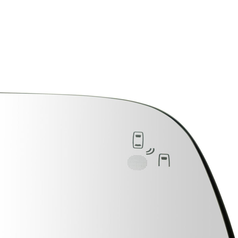DURAFORCE Passenger Right Side Mirror Glass 5.25 Inch Blind Spot For Ford Explorer 2011-17