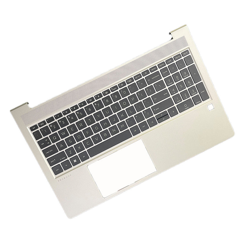DURAFORCE For HP Probook 450 455 G9 Palmrest With Backlit US Keyboard Sliver N01933-001 US