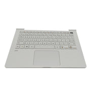 DURAFORCE New Palmrest Touchpad Backlit Keyboard For LG Gram 13Z980 13ZD980 MBN6528330X US
