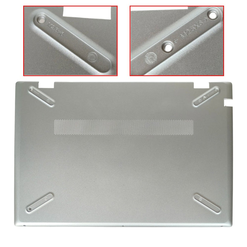 DURAFORCE Bottom Case Base Cover For HP Pavilion 15-CS 15-CW L23885-001 Enclosure Silver