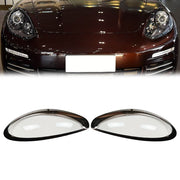 DURAFORCE Headlight Lens Shell+Sealant Glue For Porsche Panamera 970 2014-16