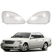 DURAFORCE Left & Right Front Headlight Lens Headlamp Cover For Lexus LS430 2004-2006