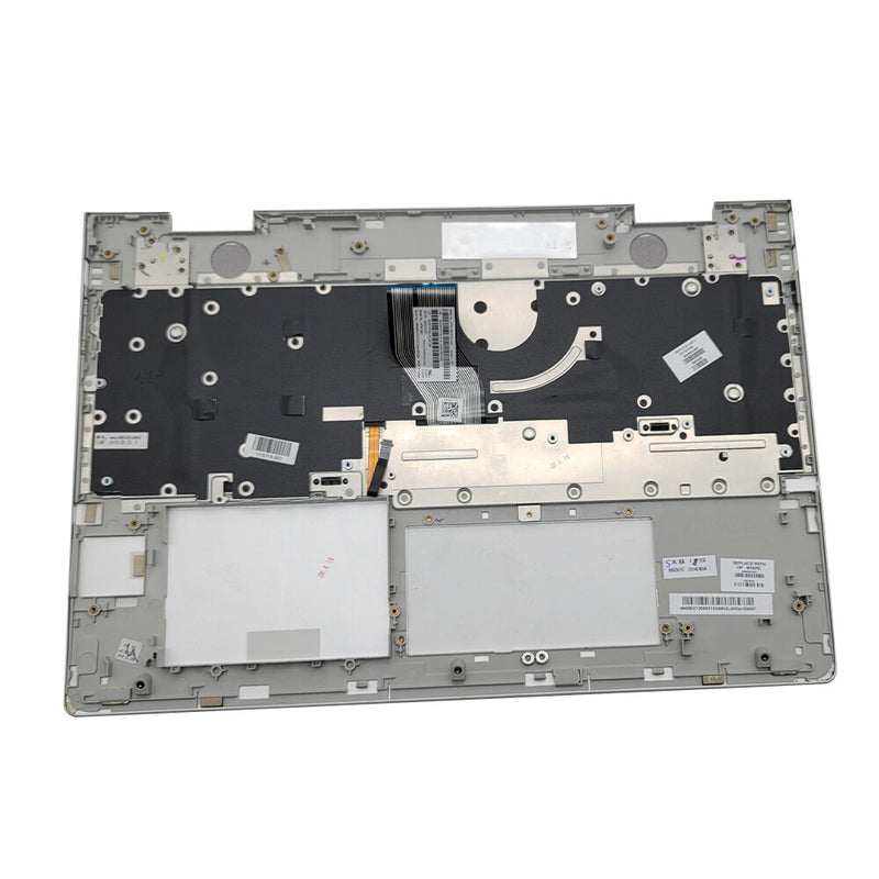 DURAFORCE New 934640-001 Palmrest Case w/Backlit Keyboard Silver For HP ENVY X360 15-BP US