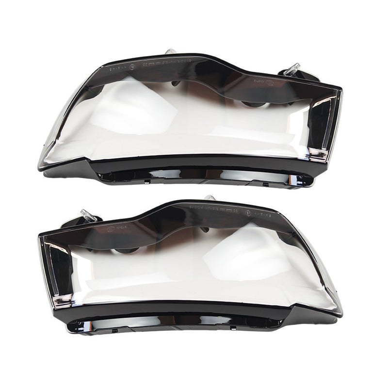DURAFORCE LEFT+RIGHT Headlight Headlamp Lens Cover For Jeep Grand Cherokee 2014-19