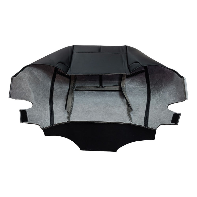 DURAFORCE Driver Passenger Leather Seat Cover Black For Chevy Silverado 1500 2500 2007-14