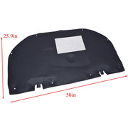 DURAFORCE For Toyota Camry 2018-2022 Cotton Hood Engine Sound Heat Insulation Pad Black