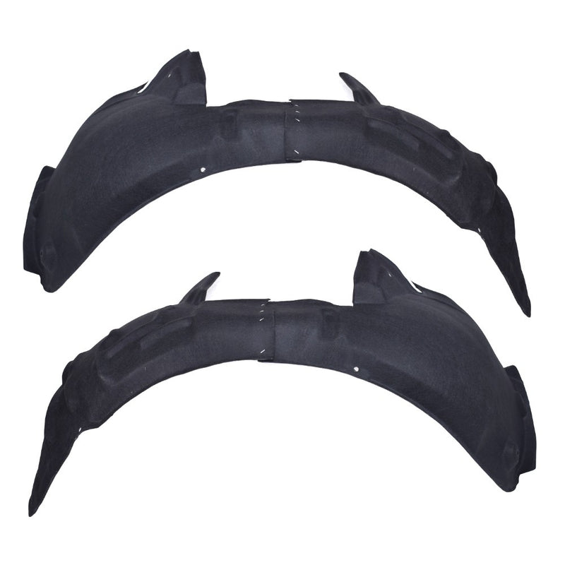Front Driver Passenger Fender Liner Set with Clips for Audi A4 S4 2009 2012