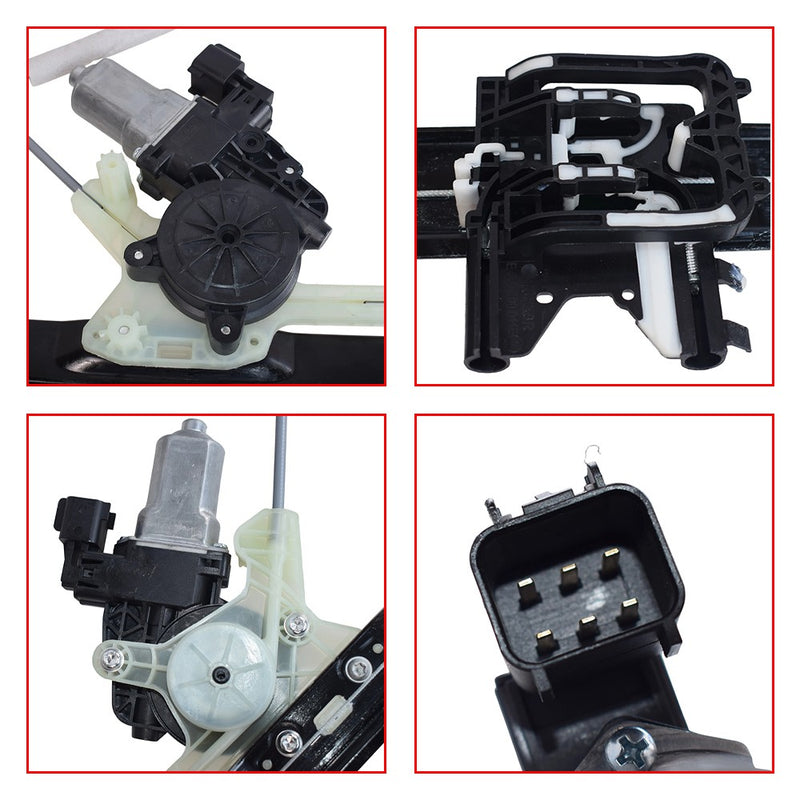DURAFORCE LR083210 For Land Rover Discovery L462 2017-2020 Front RH Window Regulator+Motor