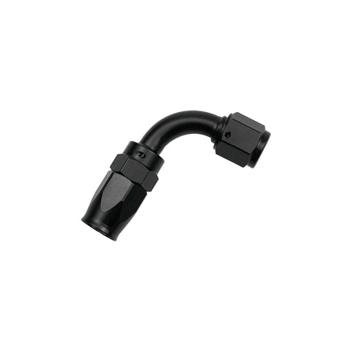 DURAFORCE 90 Degree Swivel 12AN Hose End Fitting Braided Fuel Oil Line Seal Aluminum Black
