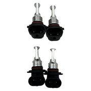 DURAFORCE 9006 9005 LED Headlights Kit Combo Bulbs 10000K High Low Beam Super White Bright