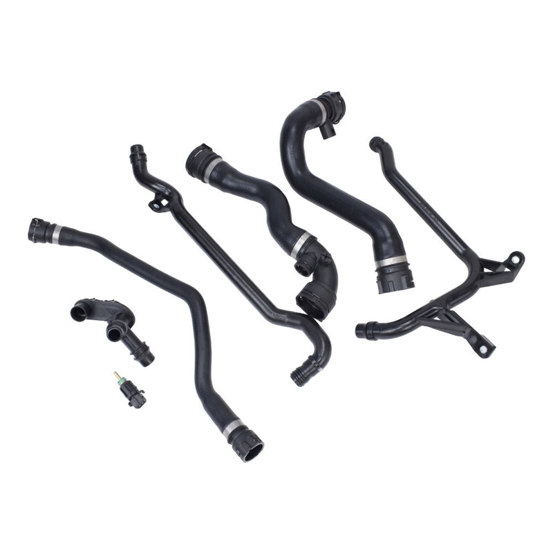 DURAFORCE 7X For BMW E46 323 325 328 330 Set Expansion Tank Coolant Radiator Hose Kit