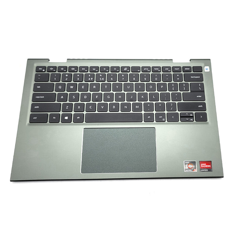 DURAFORCE Green Palmrest Touchpad US Keyboard For Dell Inspiron 14 5410 7415 2-in-1 0VJ2PX
