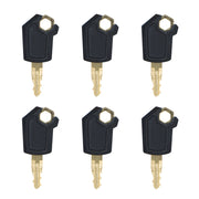 DURAFORCE 5P8500 Ignition Keys 0964753 0966198 8V4404 for Caterpillar Skid Steer Loader 6p