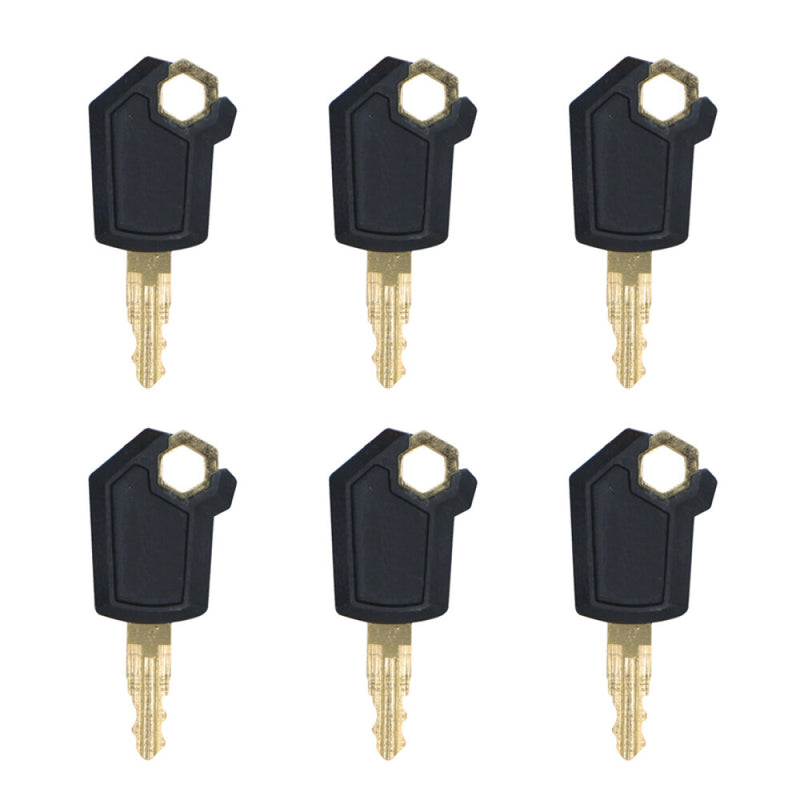 DURAFORCE 5P8500 Ignition Keys 0964753 0966198 8V4404 for Caterpillar Skid Steer Loader 6p