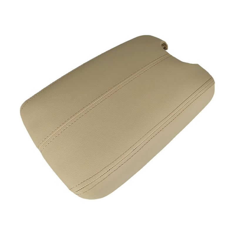 DURAFORCE Door Armrest Hand Leather Arm Rest Cover & Base Lid Beige For Honda Accord 08-12