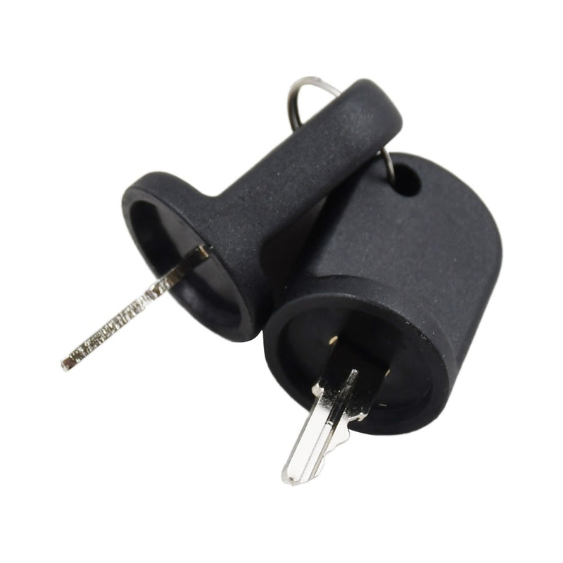 DURAFORCE 2PCS Ignition Switch Keys Compatible with EZGO RXV G&E #611282 605946 606993