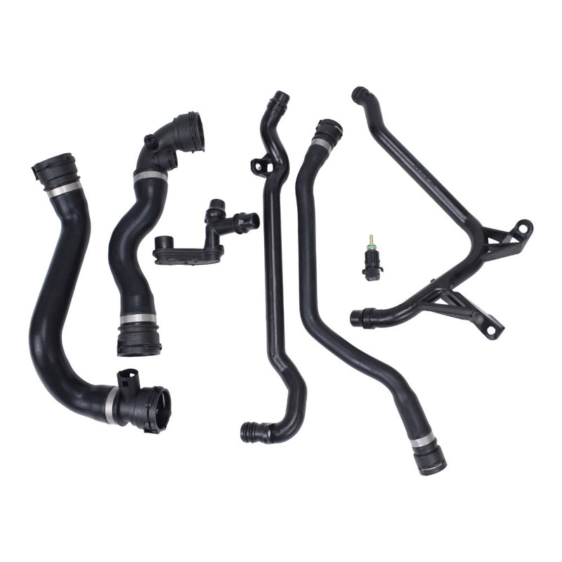 DURAFORCE 7X For BMW E46 323 325 328 330 Set Expansion Tank Coolant Radiator Hose Kit