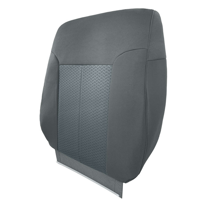 DURAFORCE Driver Bottom & Top Cloth Seat Cover Gray Fit For 2011-2014 Ford F150 STX XL XLT