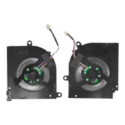 DURAFORCE New CPU+GPU Cooling Fan for MSI Stealth 15M MS-1562 MS-1563 BS5405HS-U4W U4X