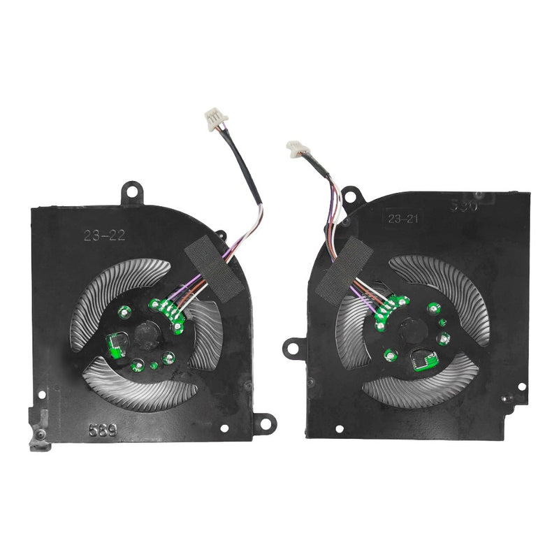 DURAFORCE New CPU+GPU Cooling Fan for MSI Stealth 15M MS-1562 MS-1563 BS5405HS-U4W U4X