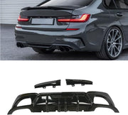 DURAFORCE Gloss Black Rear Diffuser For BMW 330e xDrive 2022 Base Sedan 4-Door L4 2.0L