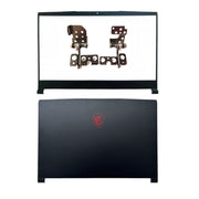 DURAFORCE For MSI GF65 Thin 9SD 9SE MS-16W1 MS-16W2 Back Cover & Front Bezel Hinges 15.6"