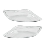 DURAFORCE A Pair Front Headlight Lens Shell+Sealant Glue For Volvo S60 V60 2011-12-2013