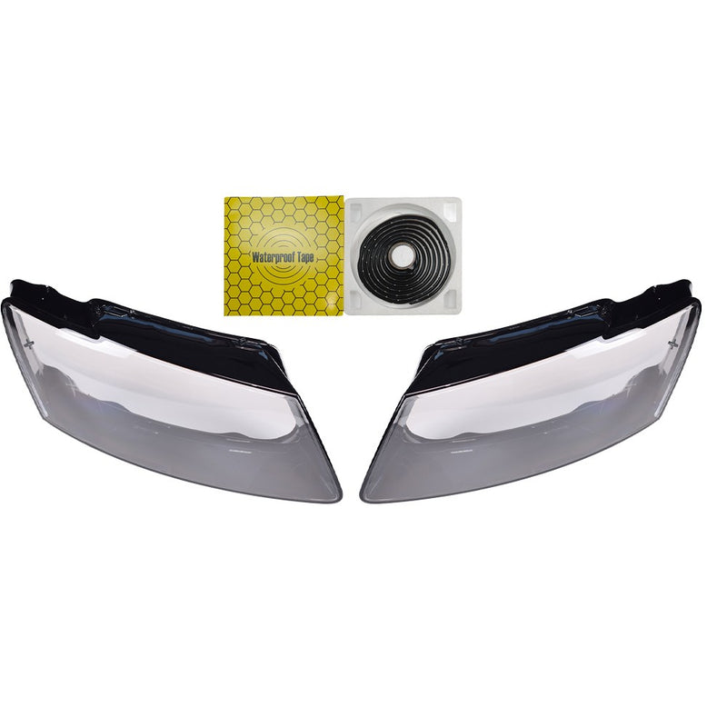 DURAFORCE Headlight Headlamp Lens Cover For Audi Q5 2013 2014 2015 2016 2017 Left & Right