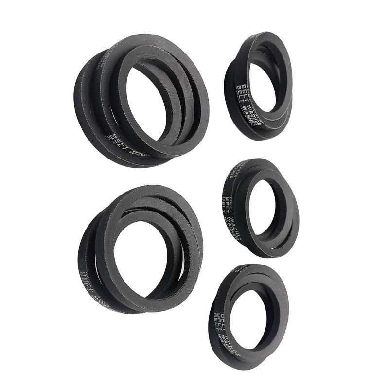 DURAFORCE 5Pcs New Belt 27001006 Compatible For Whirlpool Amana Maytag Washer 38174 Black