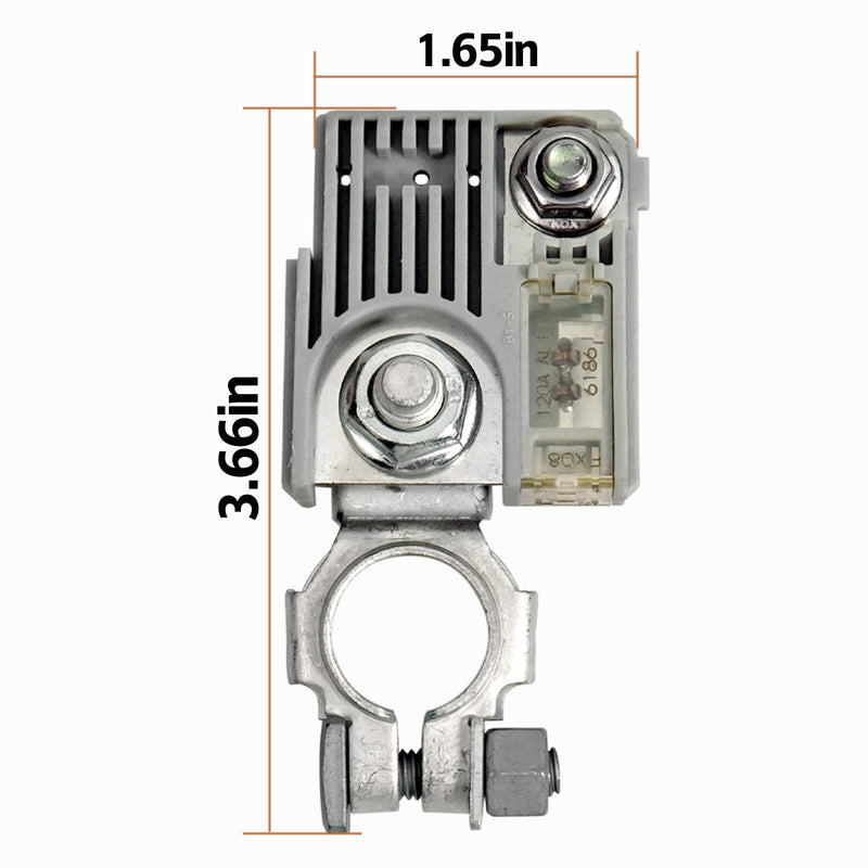 DURAFORCE 3673966J00 120A Battery Fuse Fuselink with Positive Battery Terminal for Suzuki