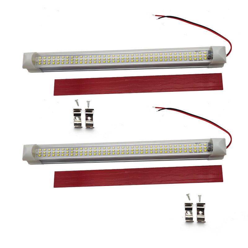 DURAFORCE 4Pcs 12V 108 LED RV Ceiling Dome Light Bar Interior Lighting for Trailer Camper