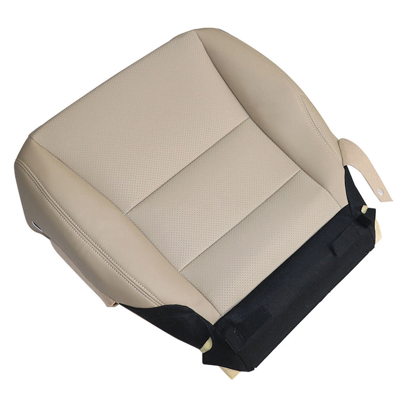 DURAFORCE Front Driver Bottom Leather Seat Cover Tan For 2013 2014-2017 Honda Accord Sedan