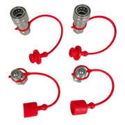DURAFORCE 2Sets For Pioneer Ball Style 1/2" NPT Hydraulic Coupler Quick Connect Coupling