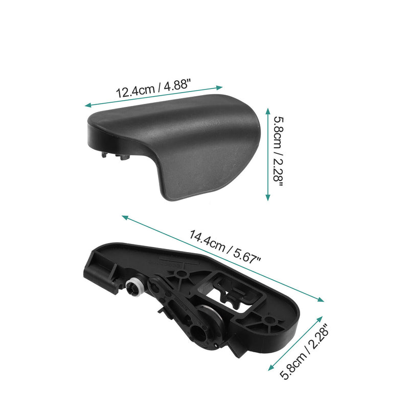 DURAFORCE 1x Set Hood Latch Release Handle Lever For Audi TT TTs 2008-15 2.0L 3.2L 2-Door