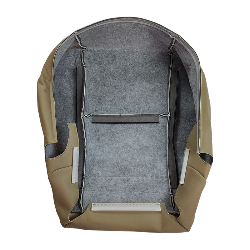 DURAFORCE Driver Side Bottom Leather Seat Cover Tan For 2000-2004 Toyota Tundra Sequoia