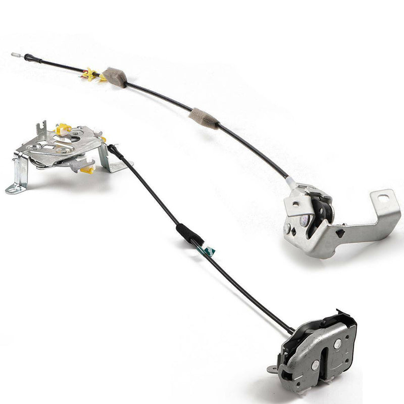 DURAFORCE Rear Left Lower&Upper Door Lock Latch Assembly For 97-03 Ford F150 Extended Cab
