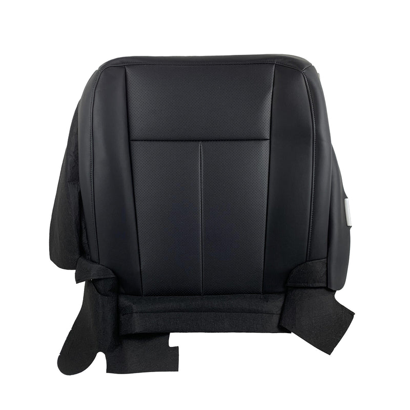 DURAFORCE Front Leather Perforated Seat Cover Black For 2007-2014 Ford Expedition Limited