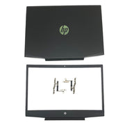 DURAFORCE For HP Pavilion 15-CX Series Top LCD Back Cover & Bezel Hinges L20313-001 Black