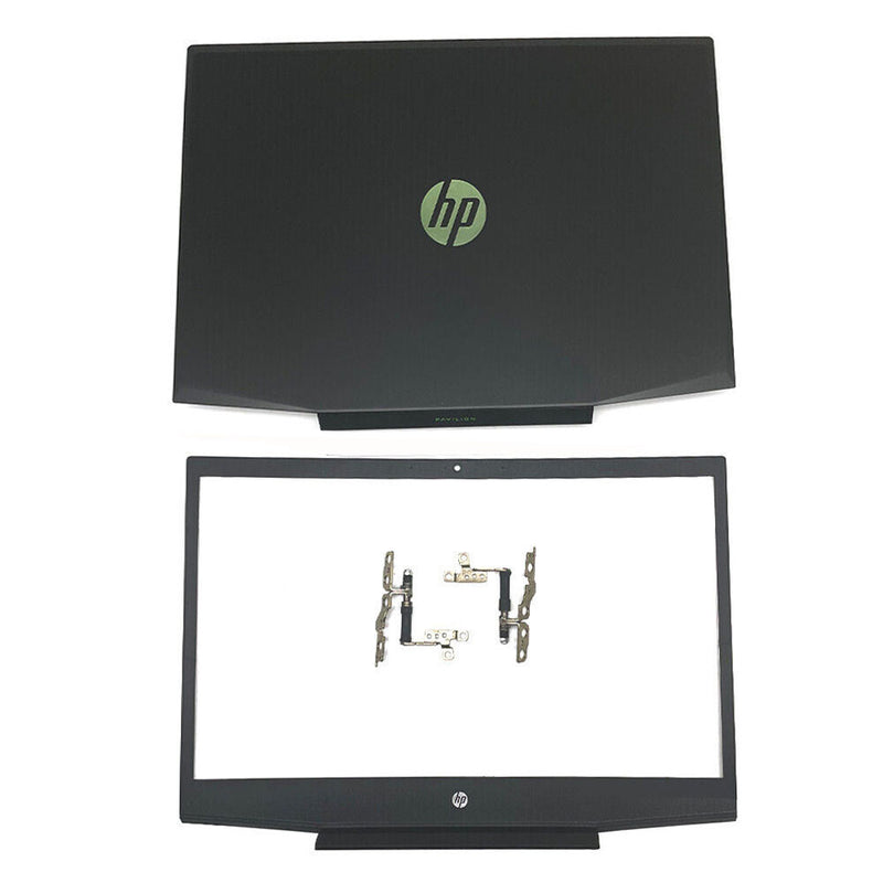 DURAFORCE For HP Pavilion 15-CX Series Top LCD Back Cover & Bezel Hinges L20313-001 Black