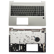 DURAFORCE New Silver Palmrest w/ Backlit Keyboard L45090-001 For HP ProBook 450 G6 450 G7