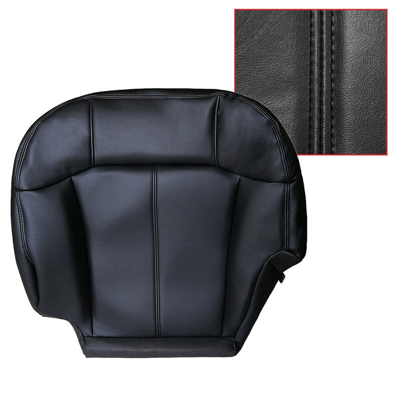 DURAFORCE For 1999- 02 Chevy Silverado 1500 2500 Driver Side Leather Seat Cover Dark Gray