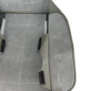 DURAFORCE Passenger Side Bottom Leather Seat Cover Gray For 2002-2005 Dodge Ram 1500 SLT